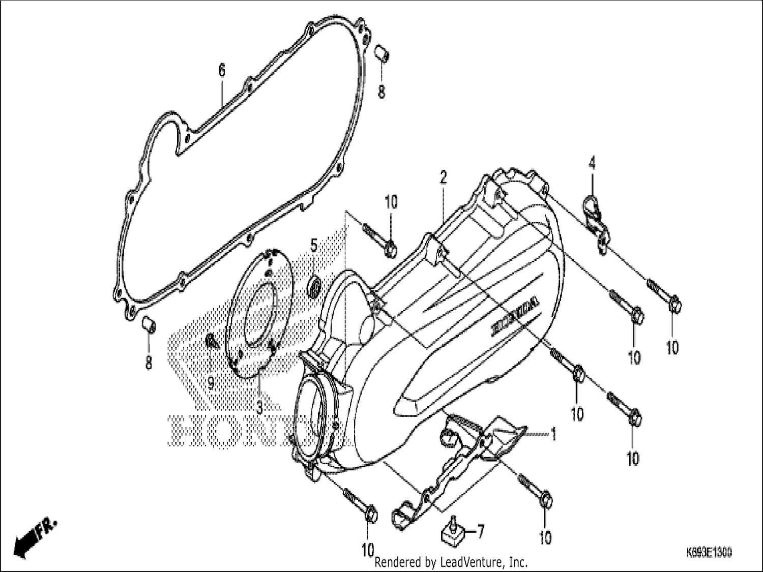  LEFT CRANKCASE COVER