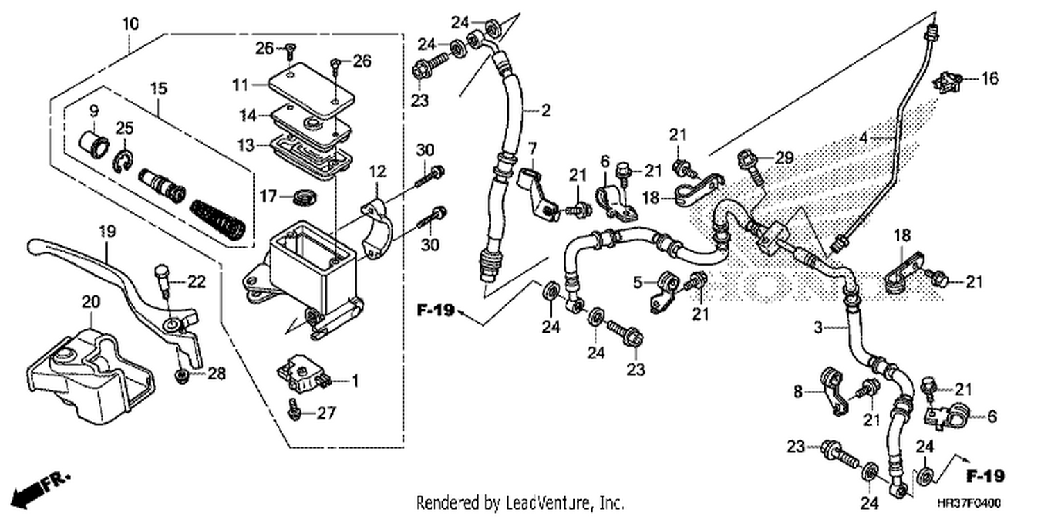  FRONT BRAKE MASTER CYLINDER