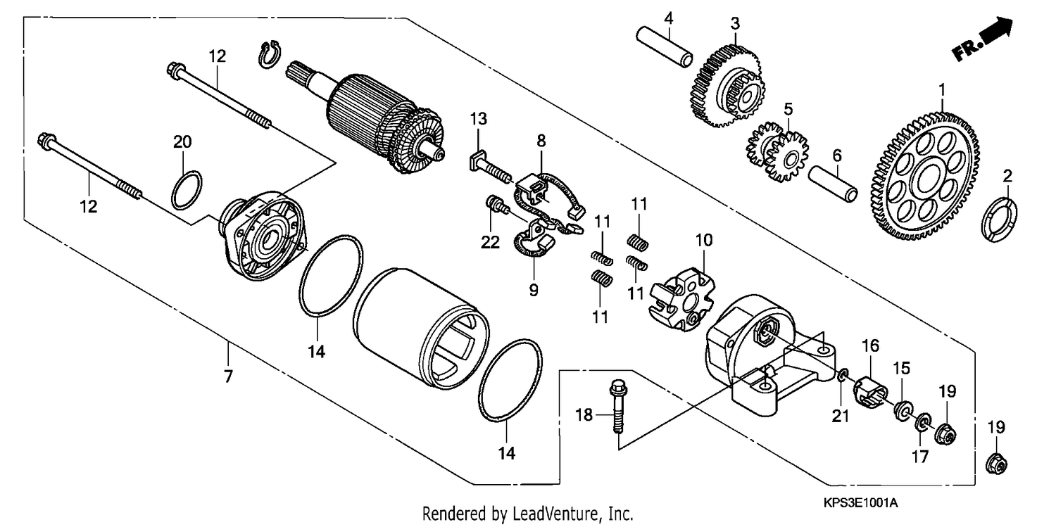 STARTING MOTOR (CRF230F8/9)