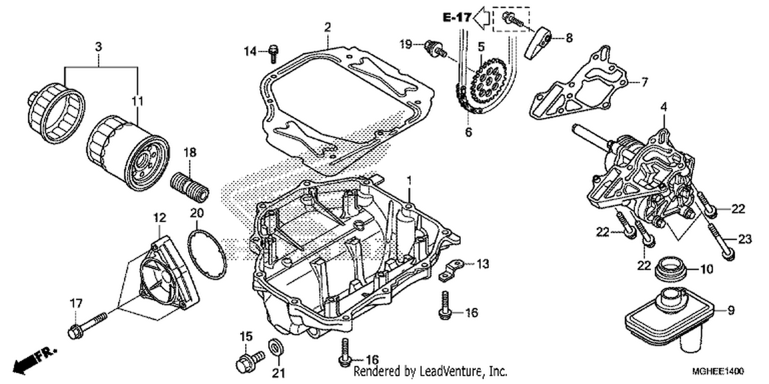  OIL PUMP (VFR1200X/XA/XL)