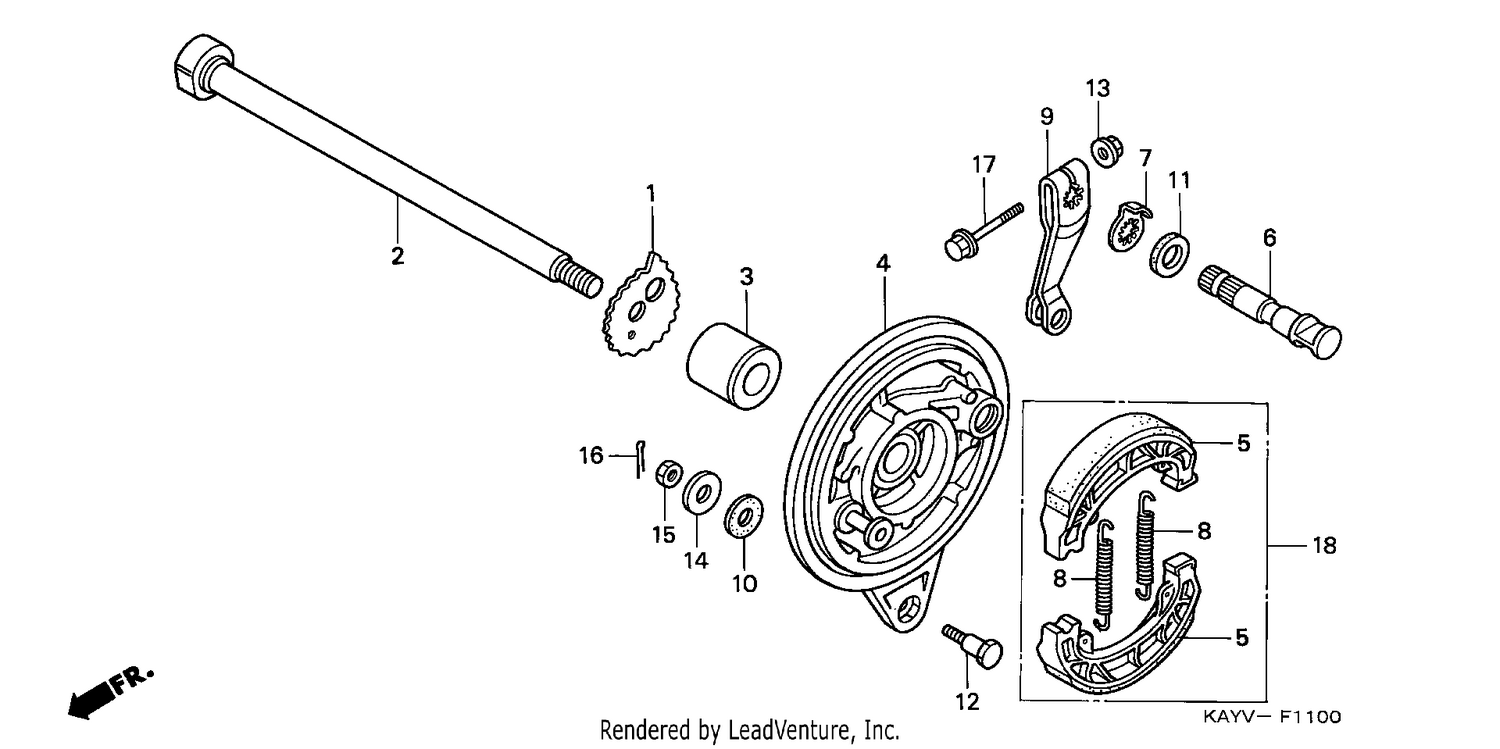 REAR BRAKE PANEL