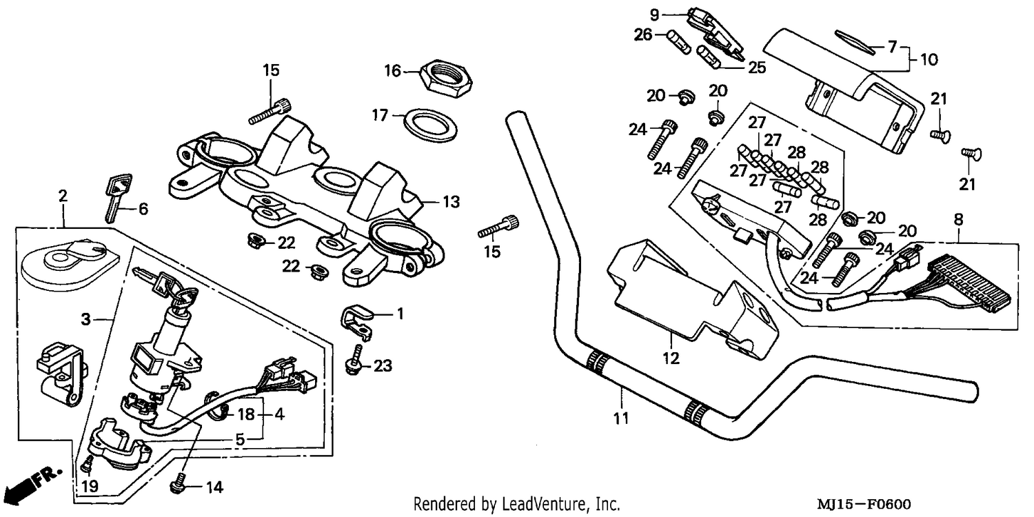 HANDLE PIPE/TOP BRIDGE