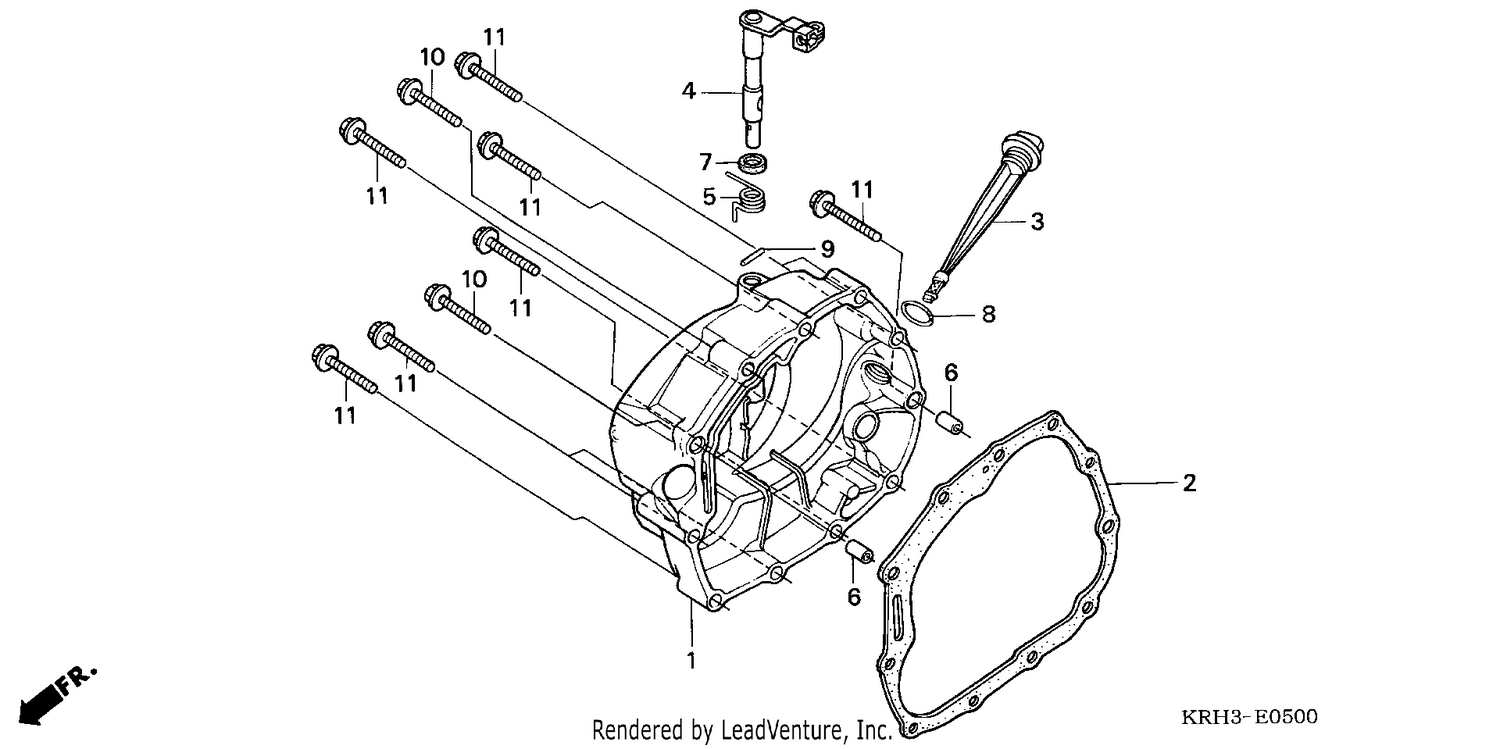 RIGHT CRANKCASE COVER