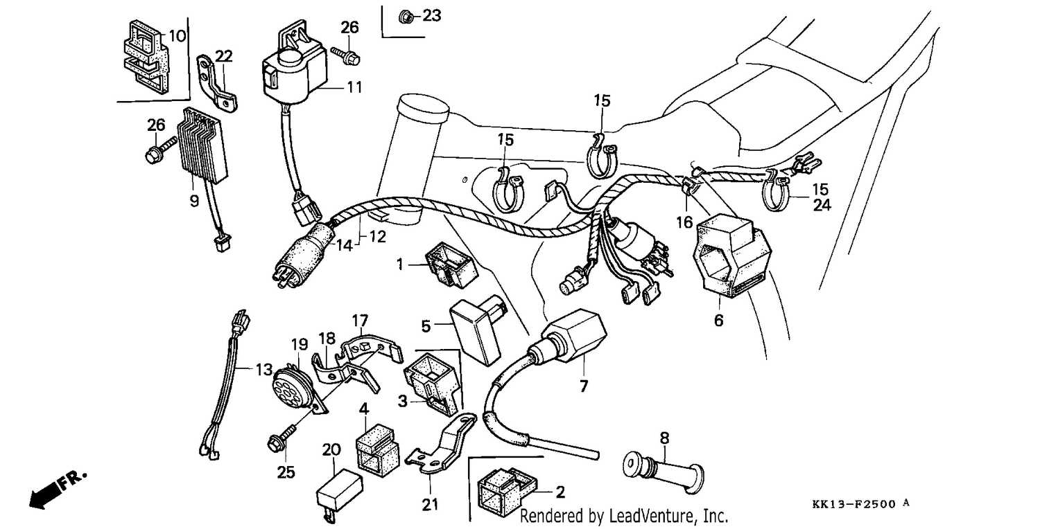 WIRE HARNESS/C.D.I. UNIT/ IGNITION COIL