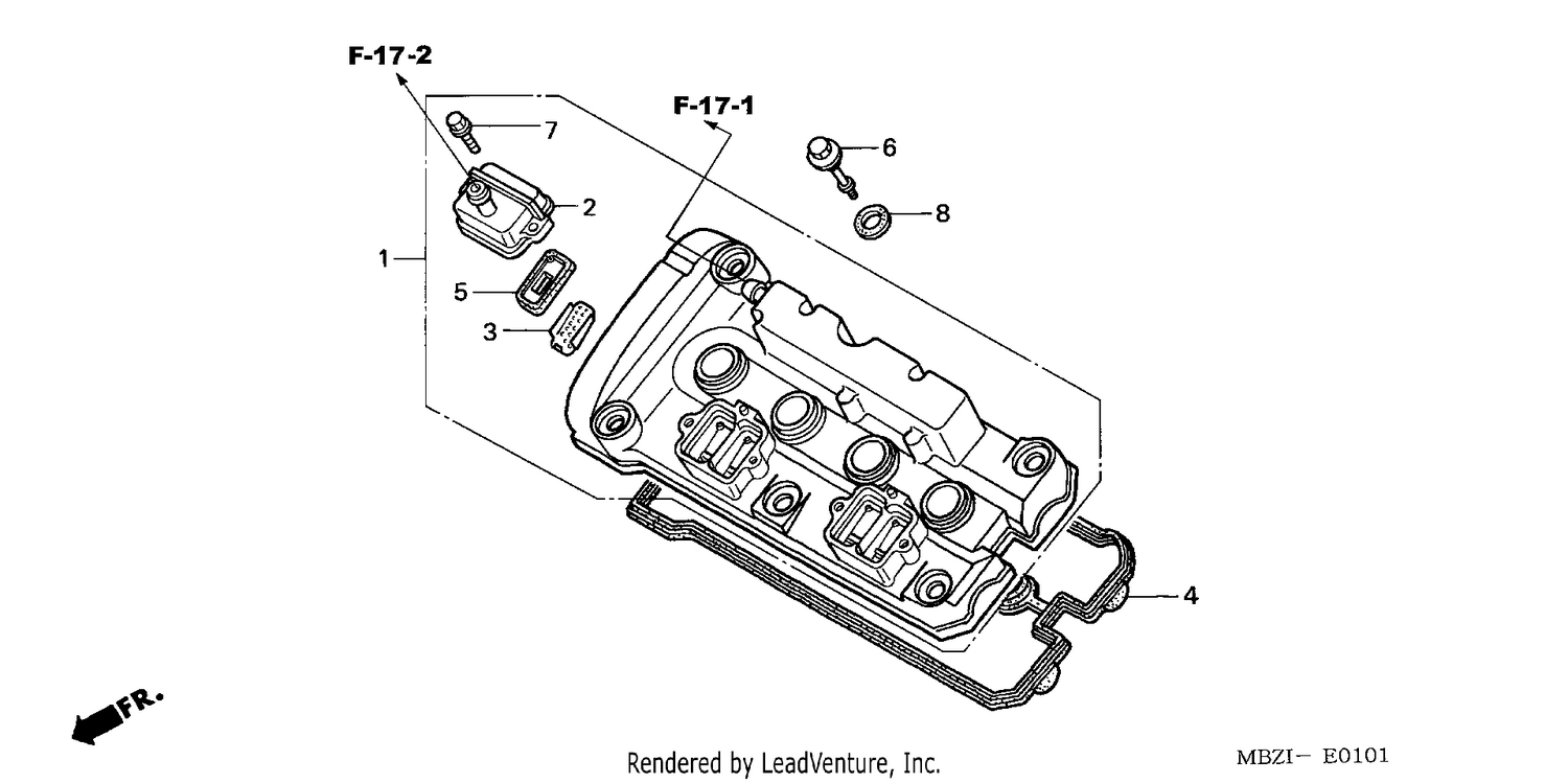 CYLINDER HEAD COVER (CB600F3/4/5/6)