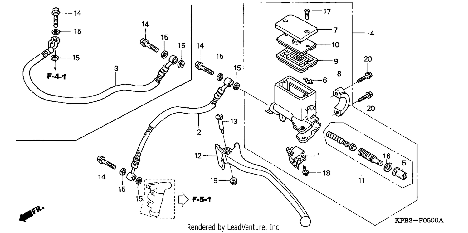 REAR BRAKE MASTER