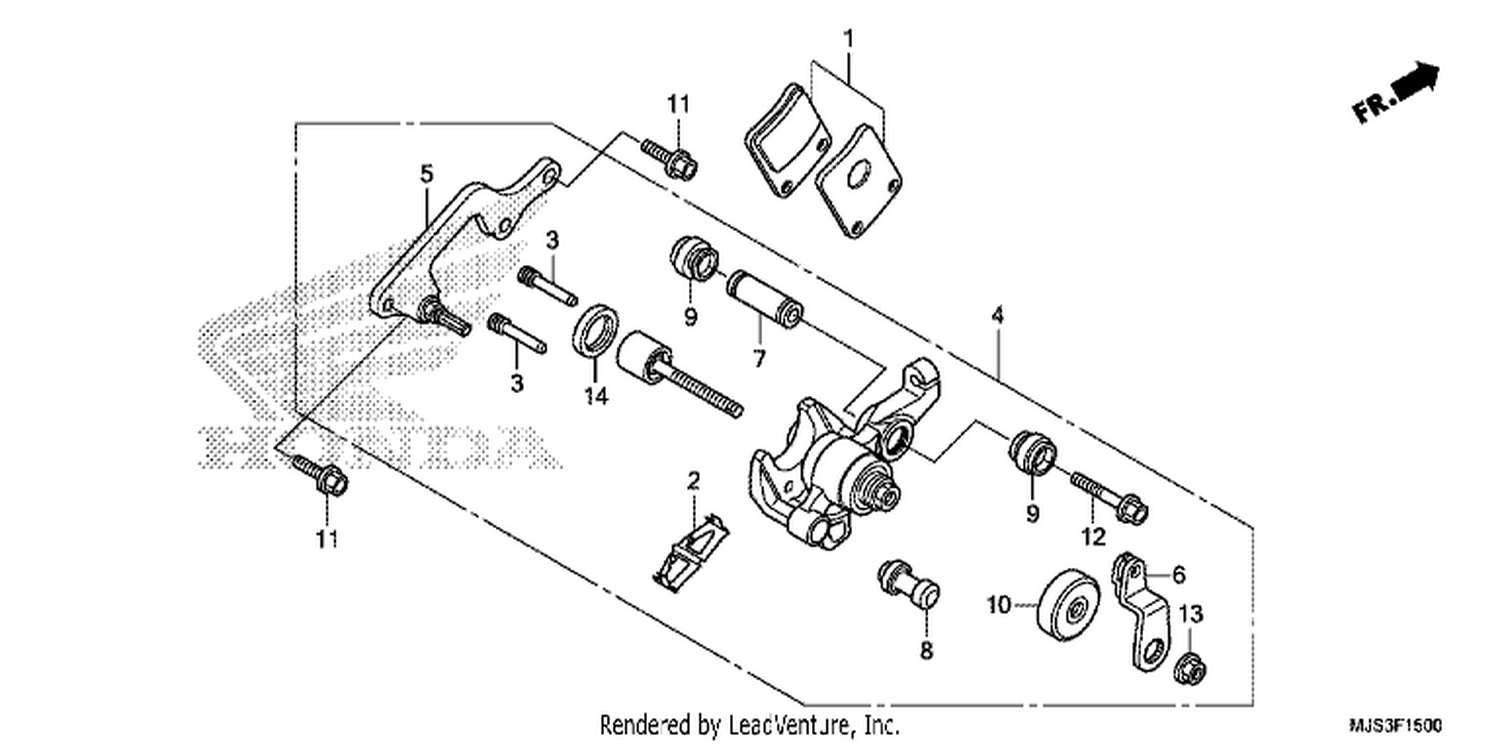  PARKING BRAKE CALIPER