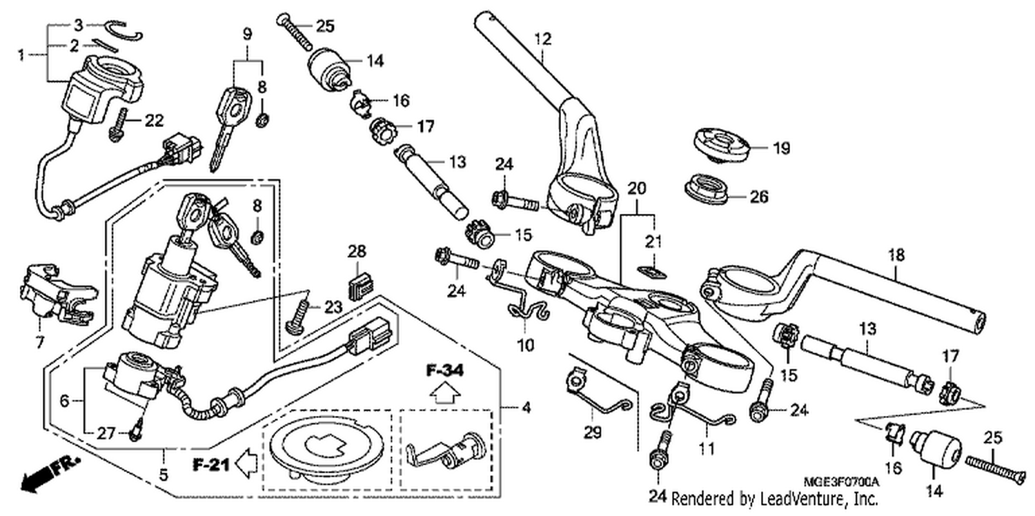  HANDLE PIPE/TOP BRIDGE