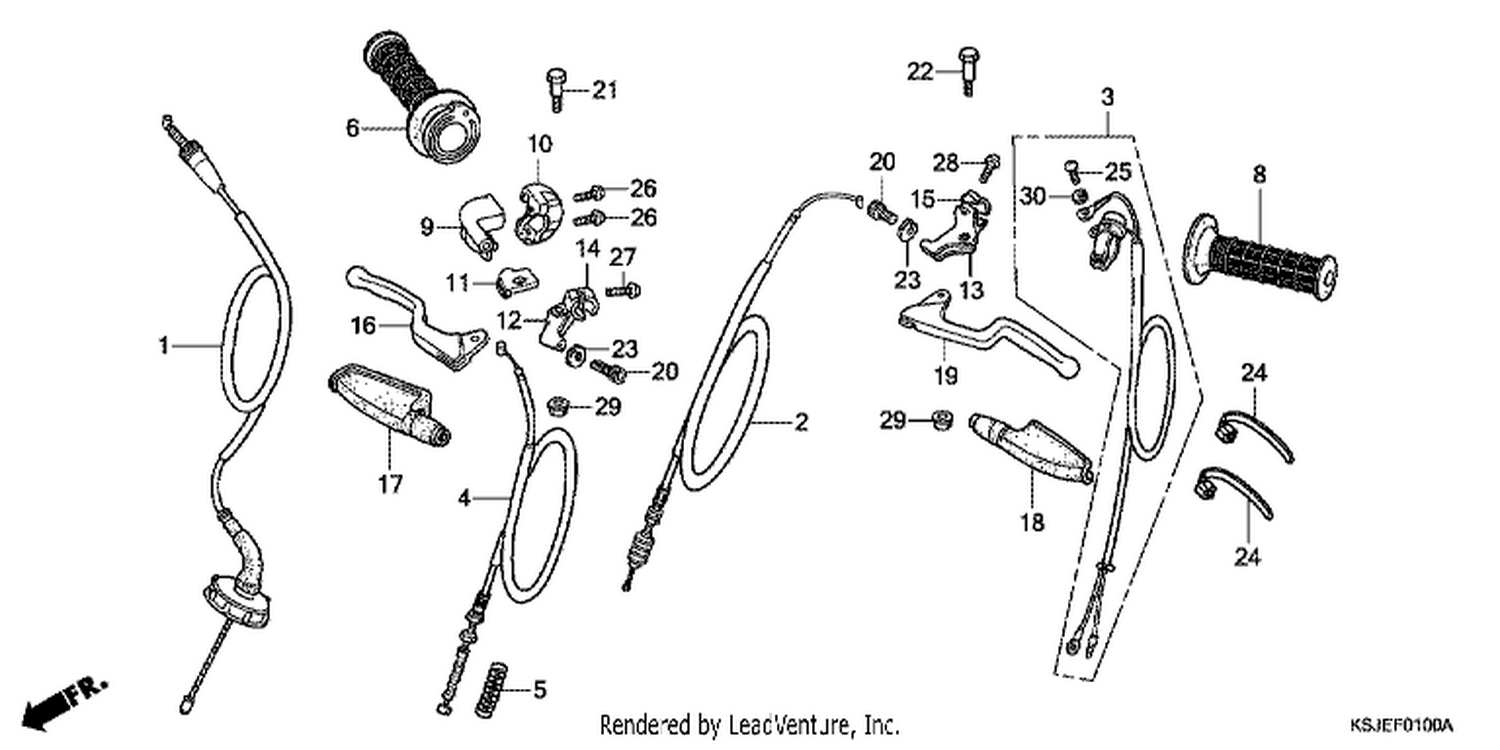  HANDLE LEVER/ CABLE