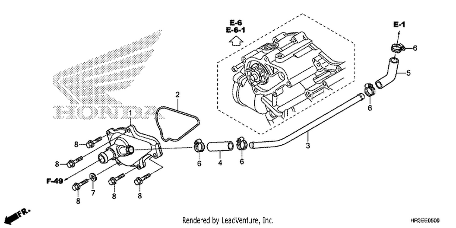  WATER PUMP COVER