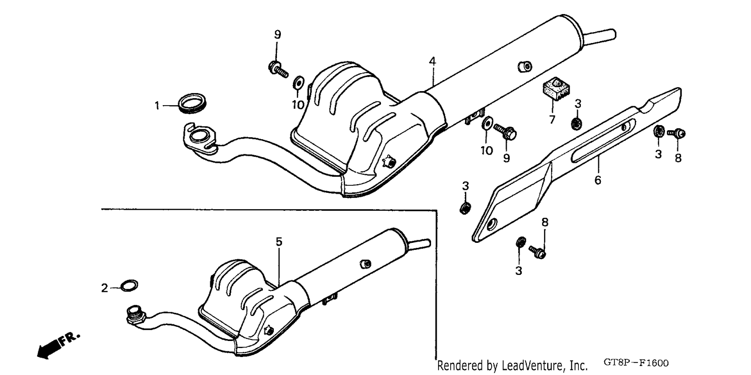 EXHAUST MUFFLER