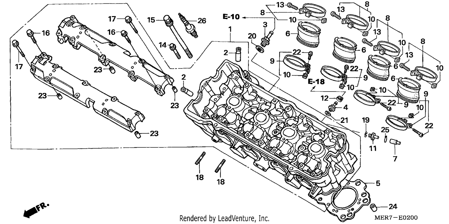 CYLINDER HEAD (CBF600S6/SA6/N6/NA6)