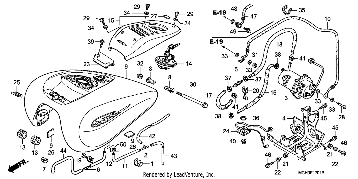 FUEL TANK (VTX1800C15/6/7/8)