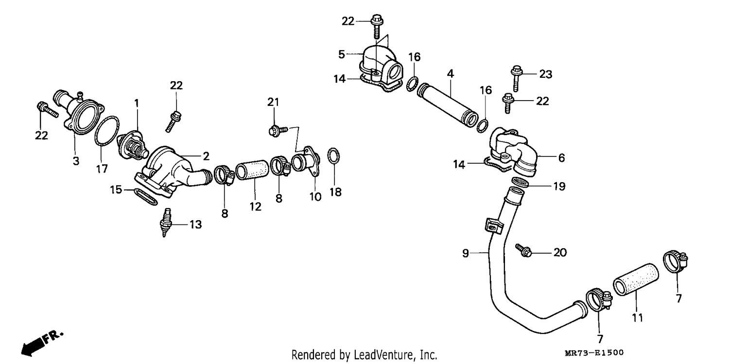 WATER PUMP/THERMOSTAT