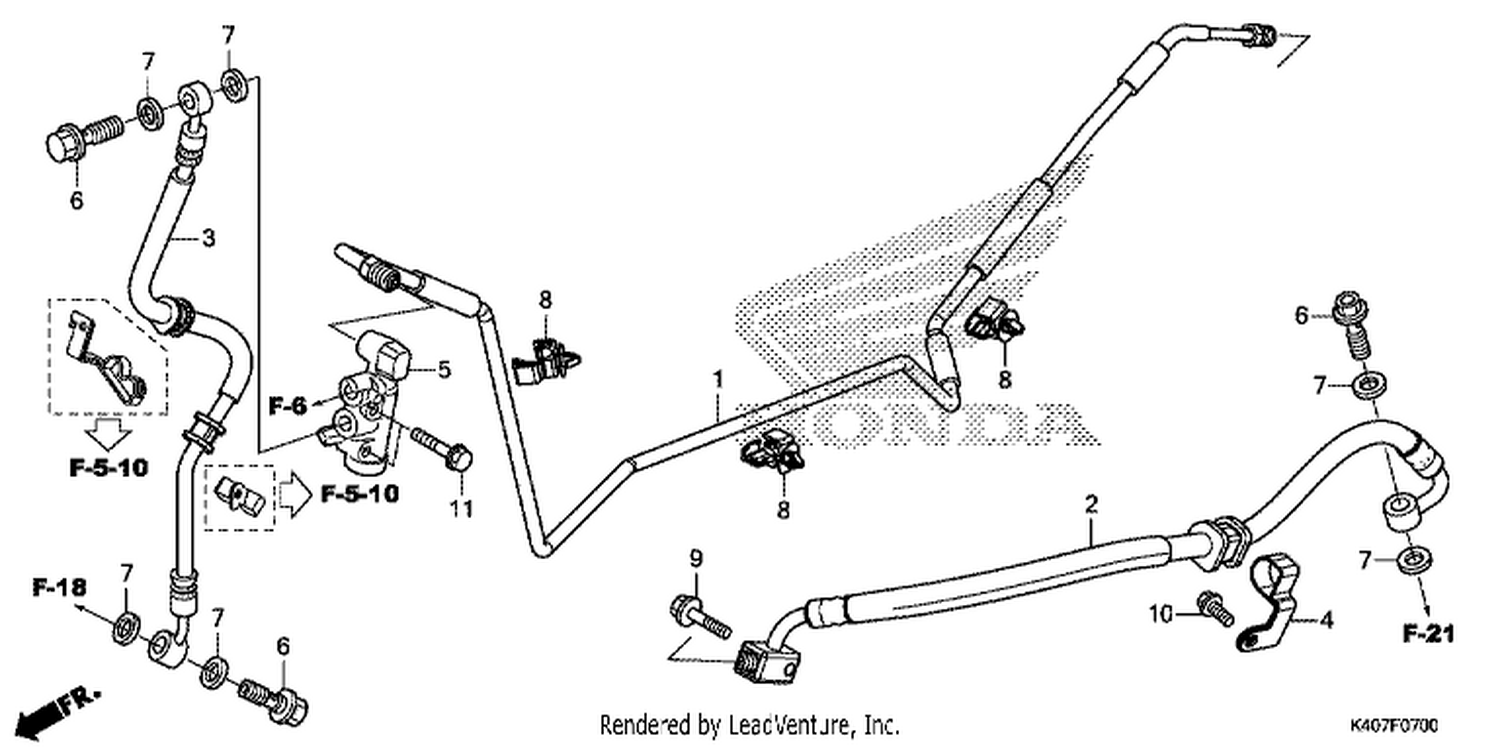  REAR BRAKE HOSE/ BRAKE PI PE (CBS)