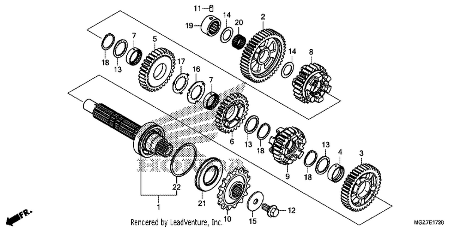  20 TRANSMI SSI ON (COUNTERSHAFT)