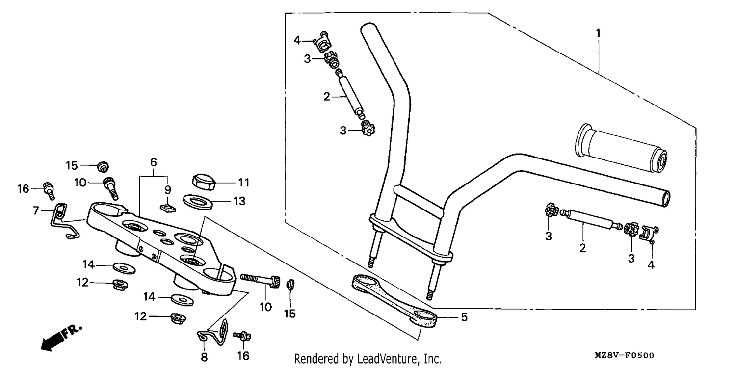 HANDLE PIPE/TOP BRIDGE (1)
