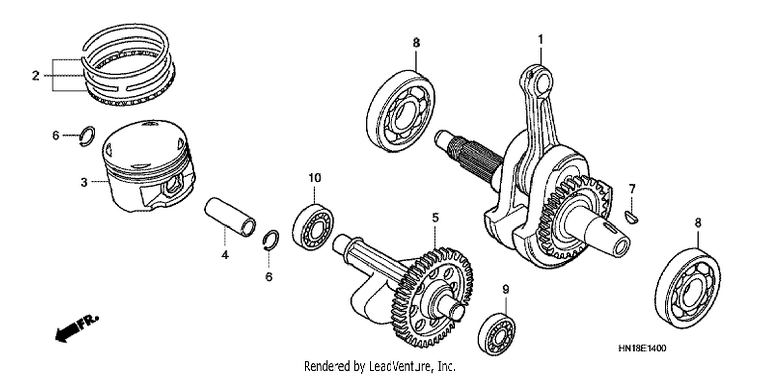  CRANKSHAFT/ PI STON