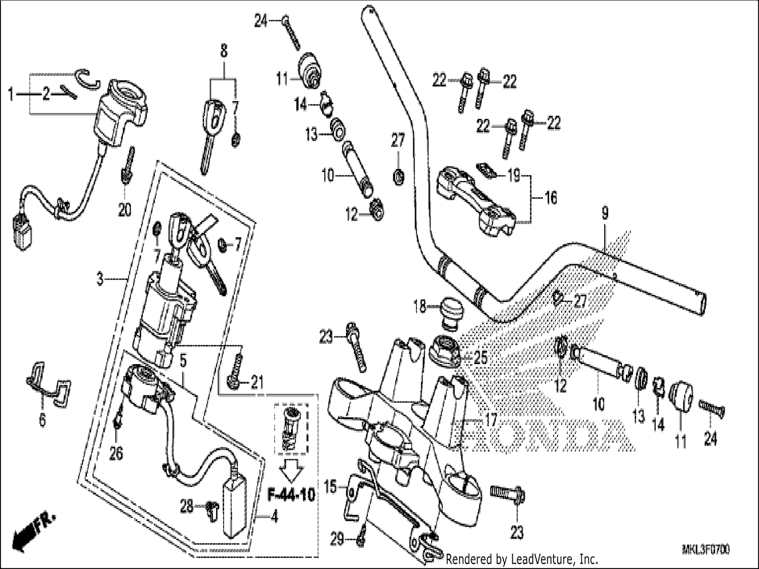  HANDLE PIPE/TOP BRIDGE