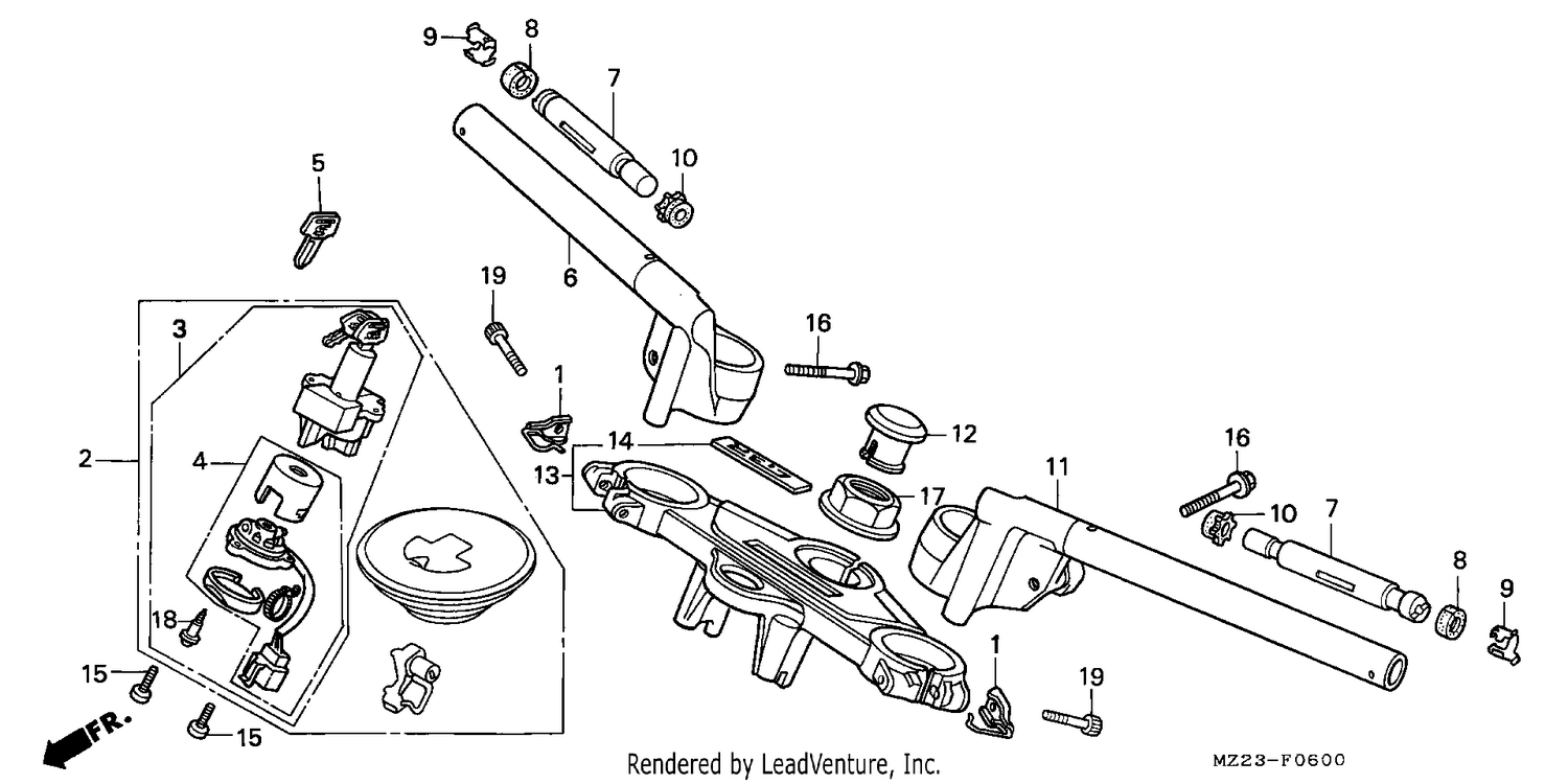HANDLE PIPE/TOP BRIDGE