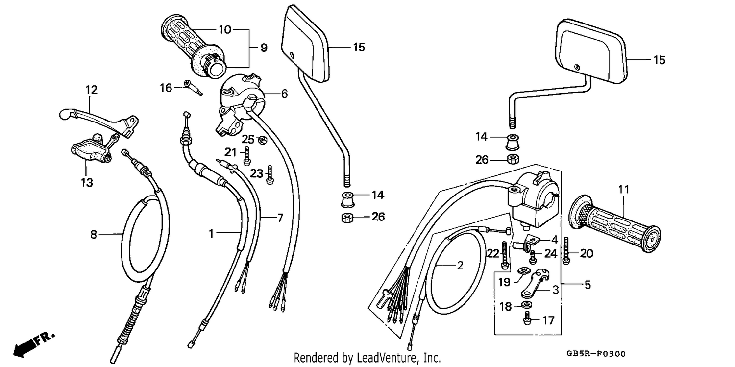 HANDLE LEVER/SWITCH