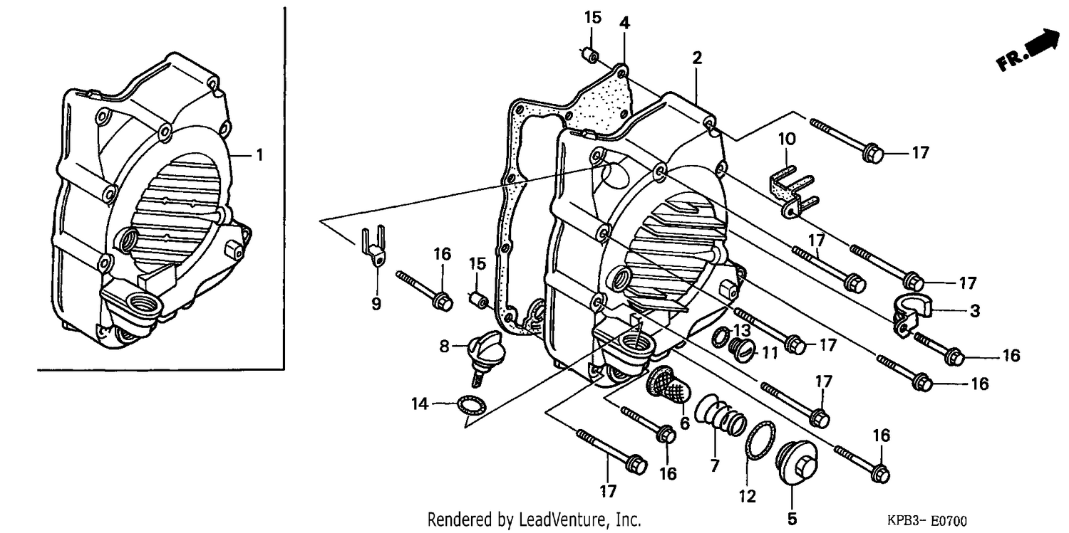 RIGHT CRANKCASE COVER