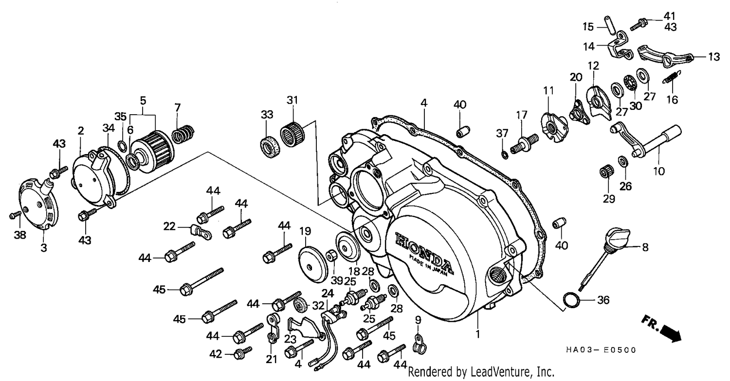 RIGHT CRANKCASE COVER