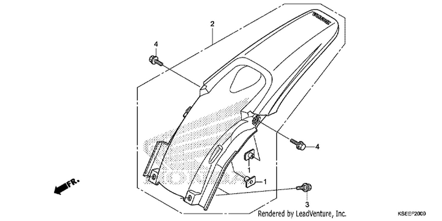  REAR FENDER