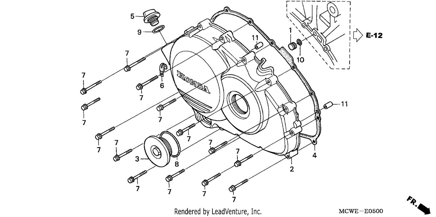 RIGHT CRANKCASE COVER