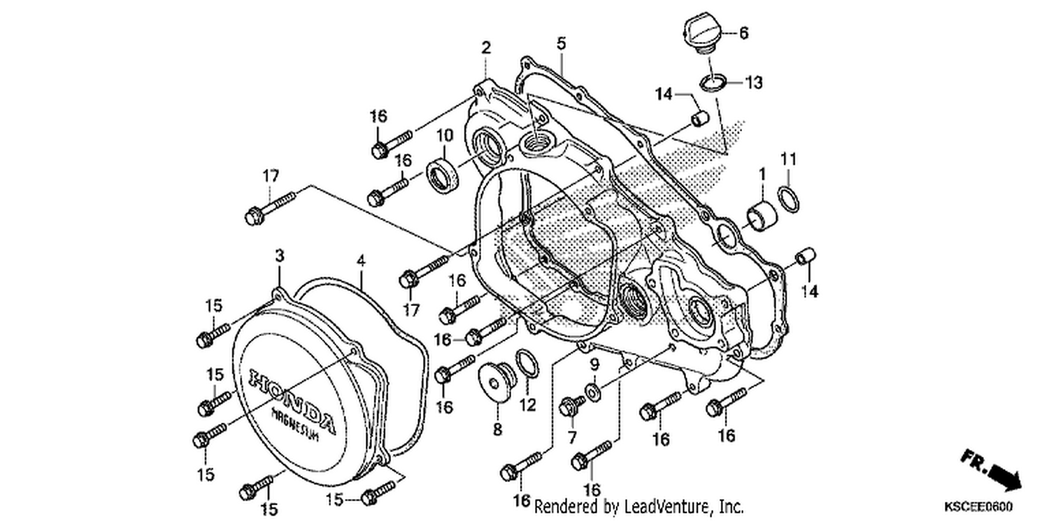  RIGHT CRANKCASE COVER