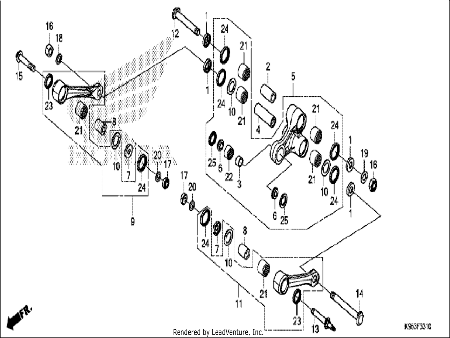  10 CUSHION ARM
