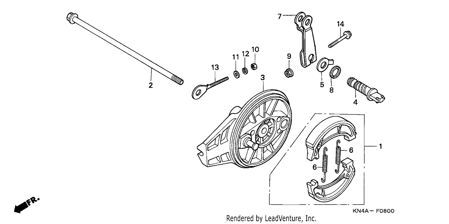 REAR BRAKE PANEL