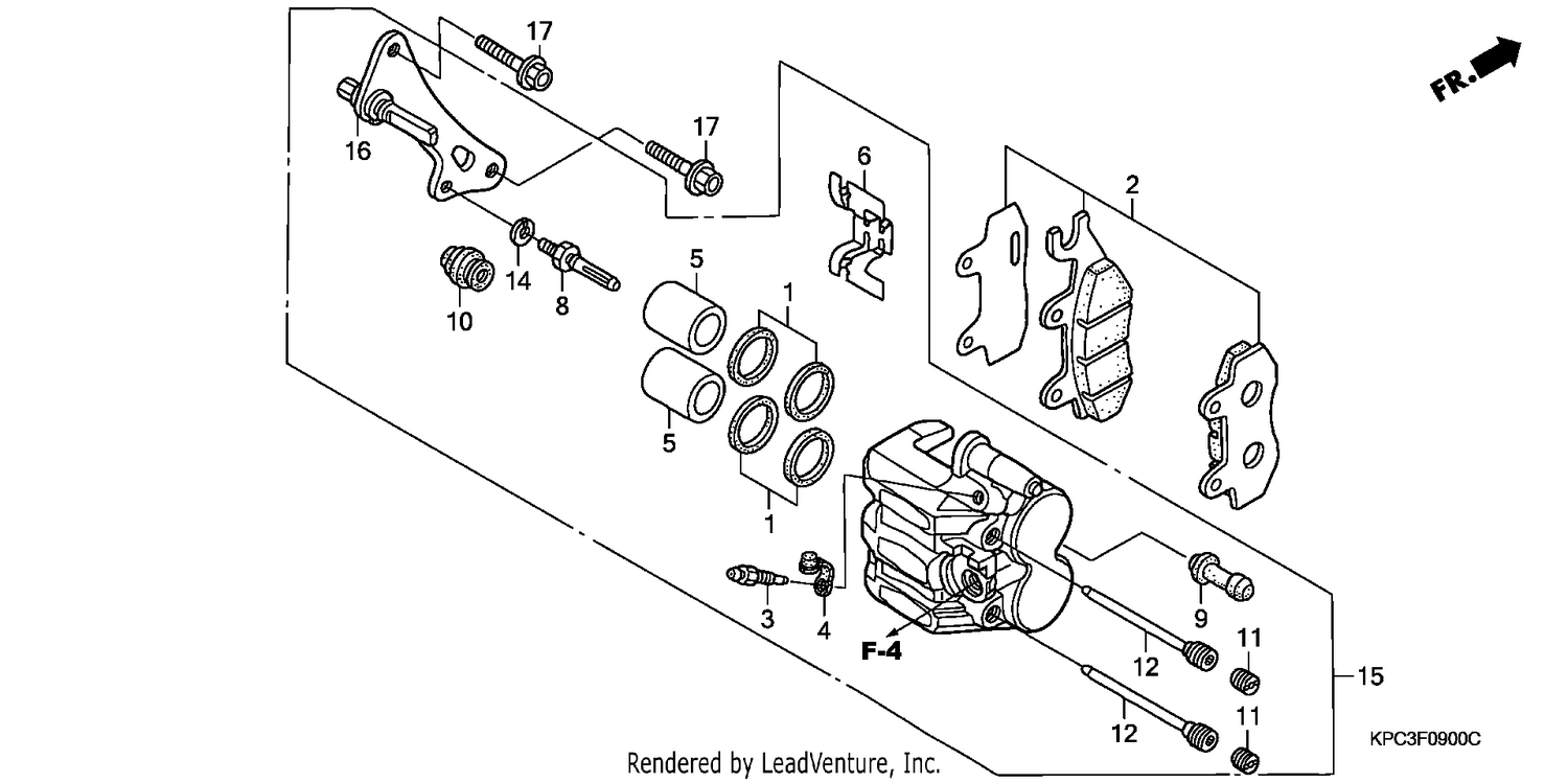 FRONT BRAKE CALIPER