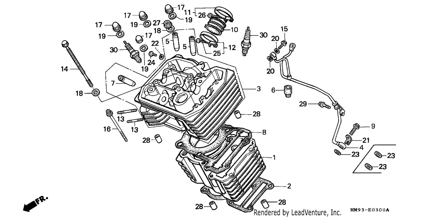 CYLINDER/CYLINDER HEAD (FRONT)