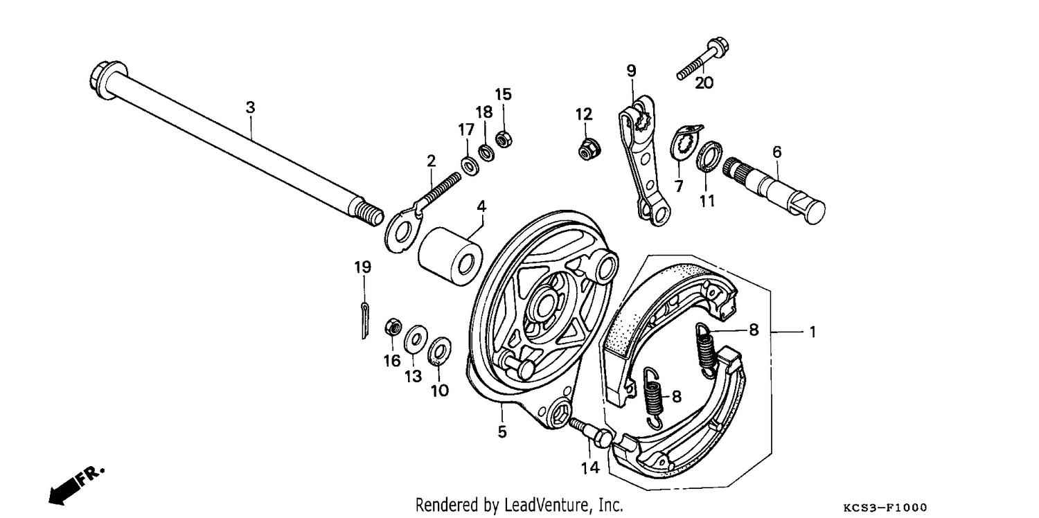 REAR BRAKE PANEL