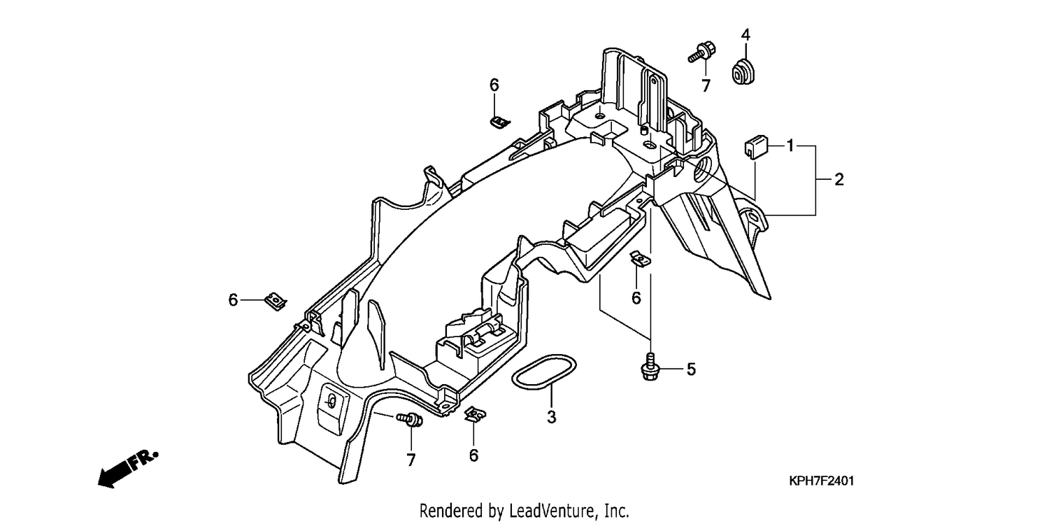 REAR FENDER (2)
