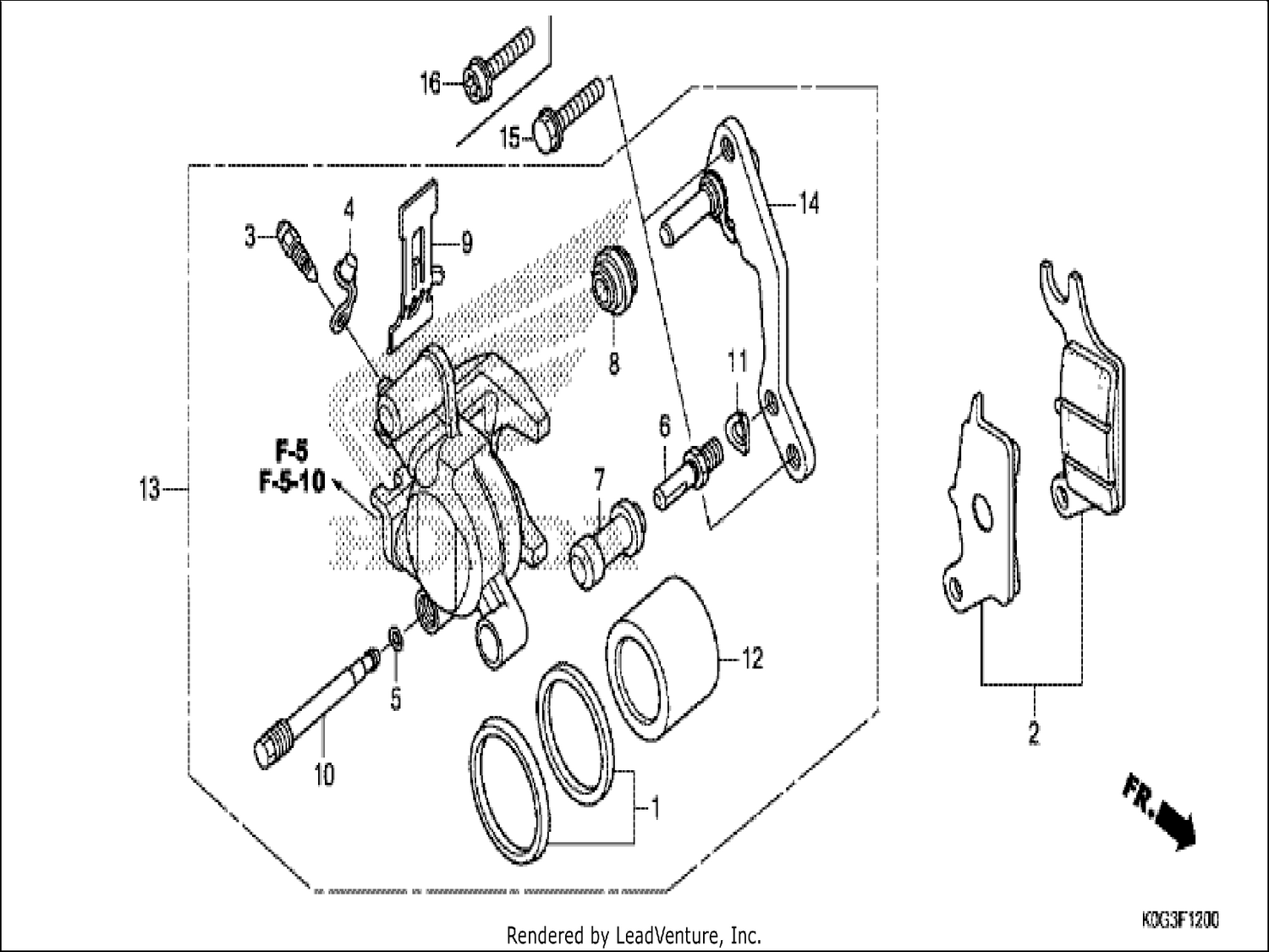  FRONT BRAKE CALIPER