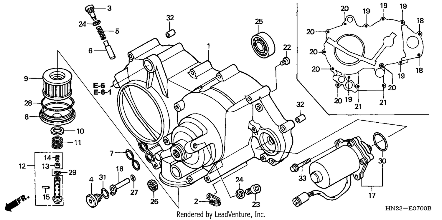 FRONT CRANKCASE COVER