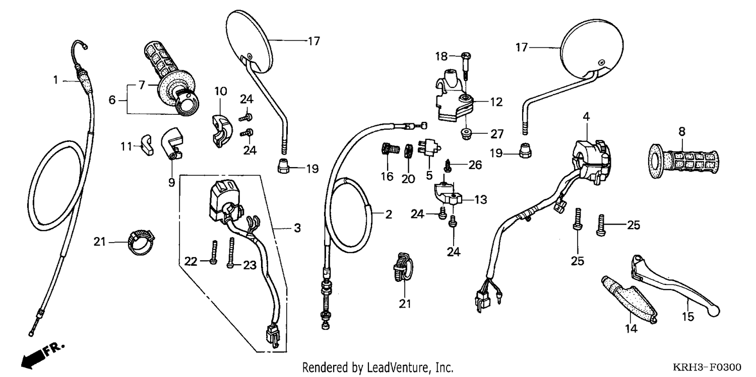 HANDLE LEVER/SWITCH/CABLE
