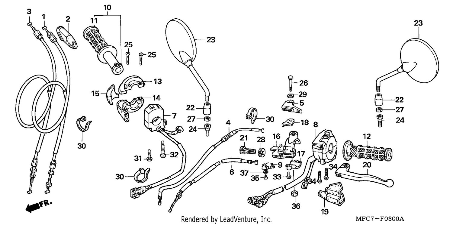 HANDLE LEVER/SWITCH/CABLE