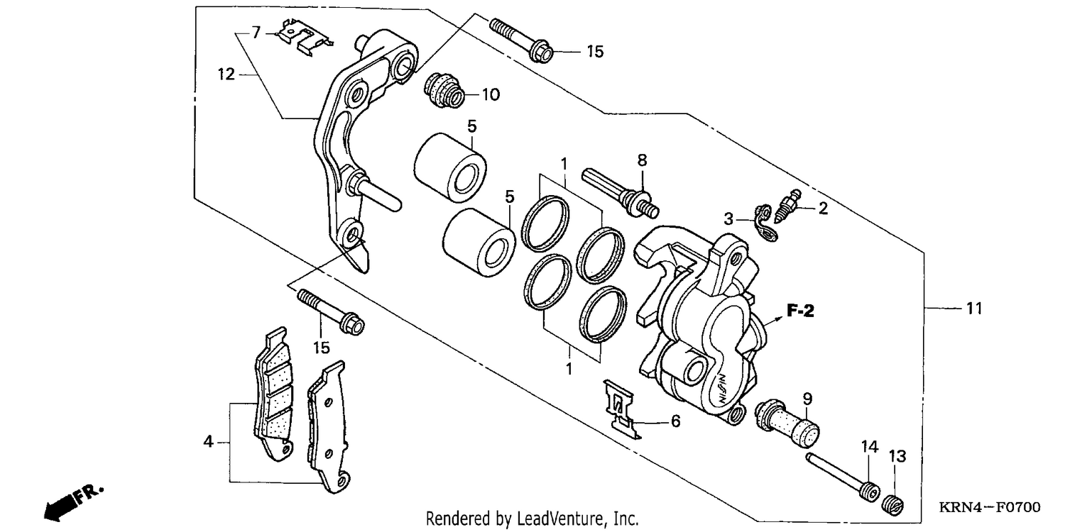 FRONT BRAKE CALIPER