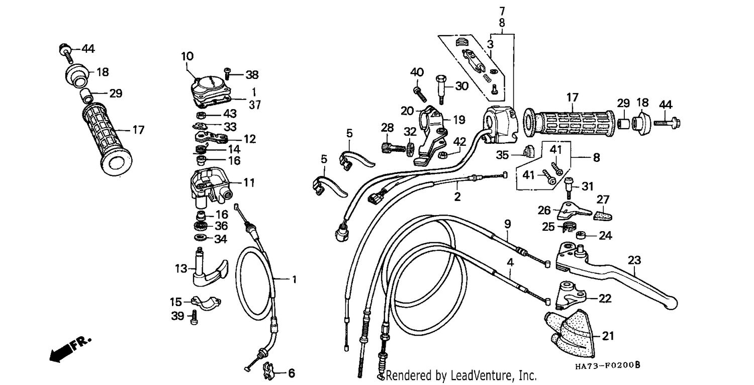 SWITCH/CABLE/HANDLE LEVER
