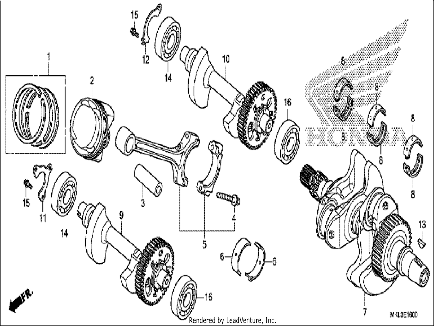  CRANKSHAFT/PISTON