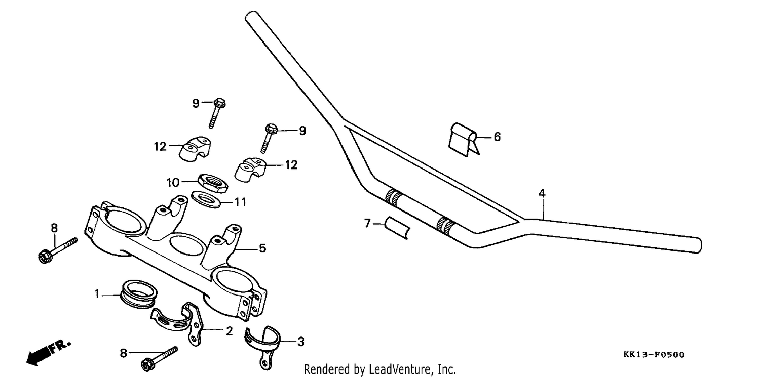 HANDLE PIPE/TOP BRIDGE