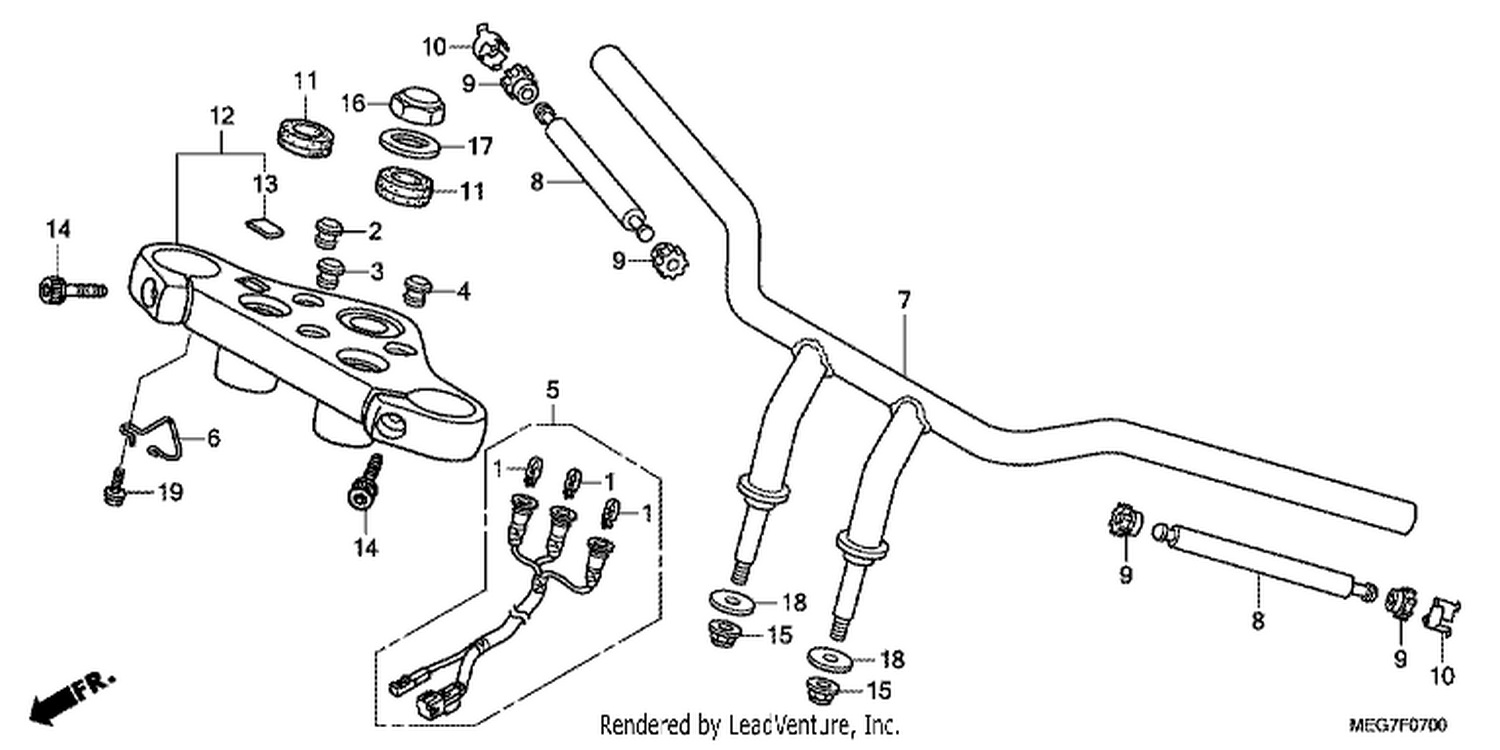  HANDLE PIPE (VT750C2B)