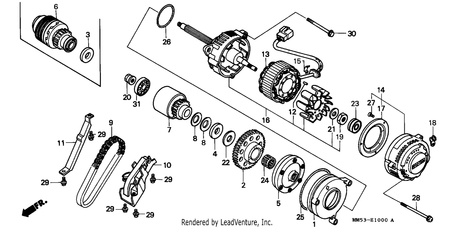 GENERATOR (CBR1000FH/FJ/FM)