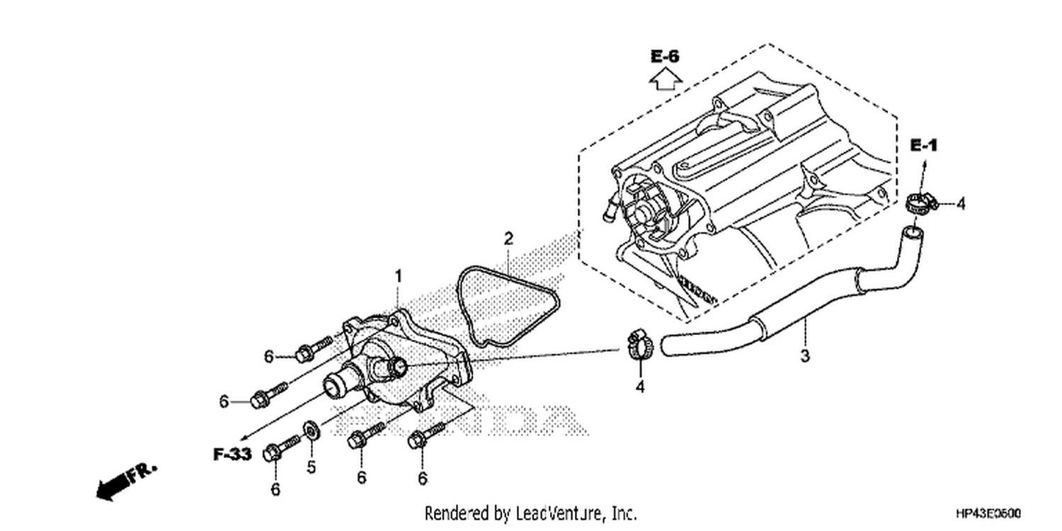  WATER PUMP COVER