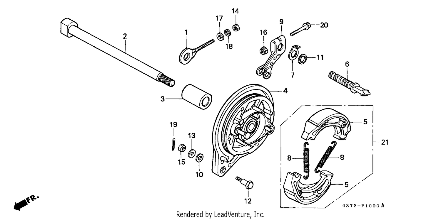 REAR BRAKE PANEL