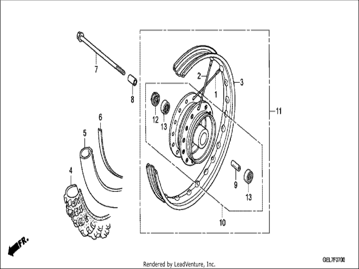  FRONT WHEEL