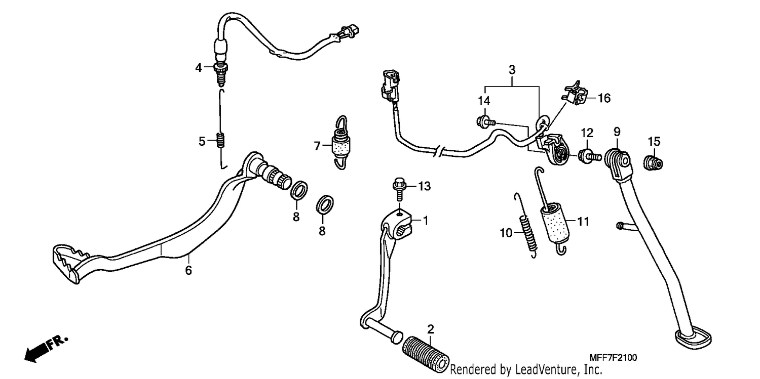 PEDAL/SIDE STAND